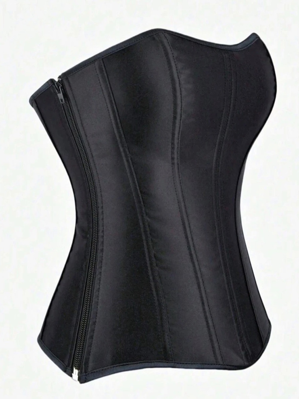 Black Lace-Up Waist Corset new